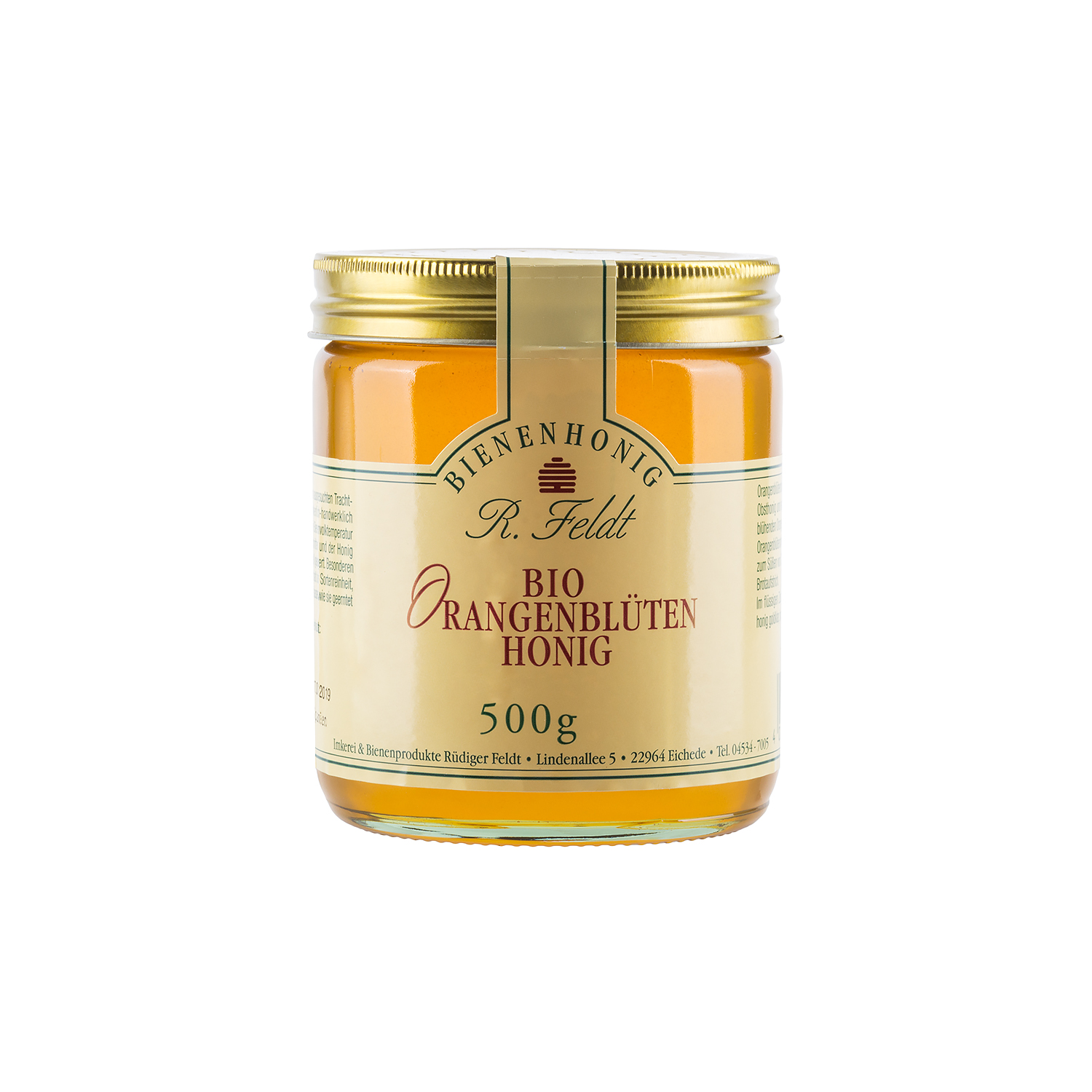 Bio Orangenblütenhonig 500 g / DE - ÖKO - 006 Bio Orangenblütenhonig 500 g / DE - ÖKO - 006