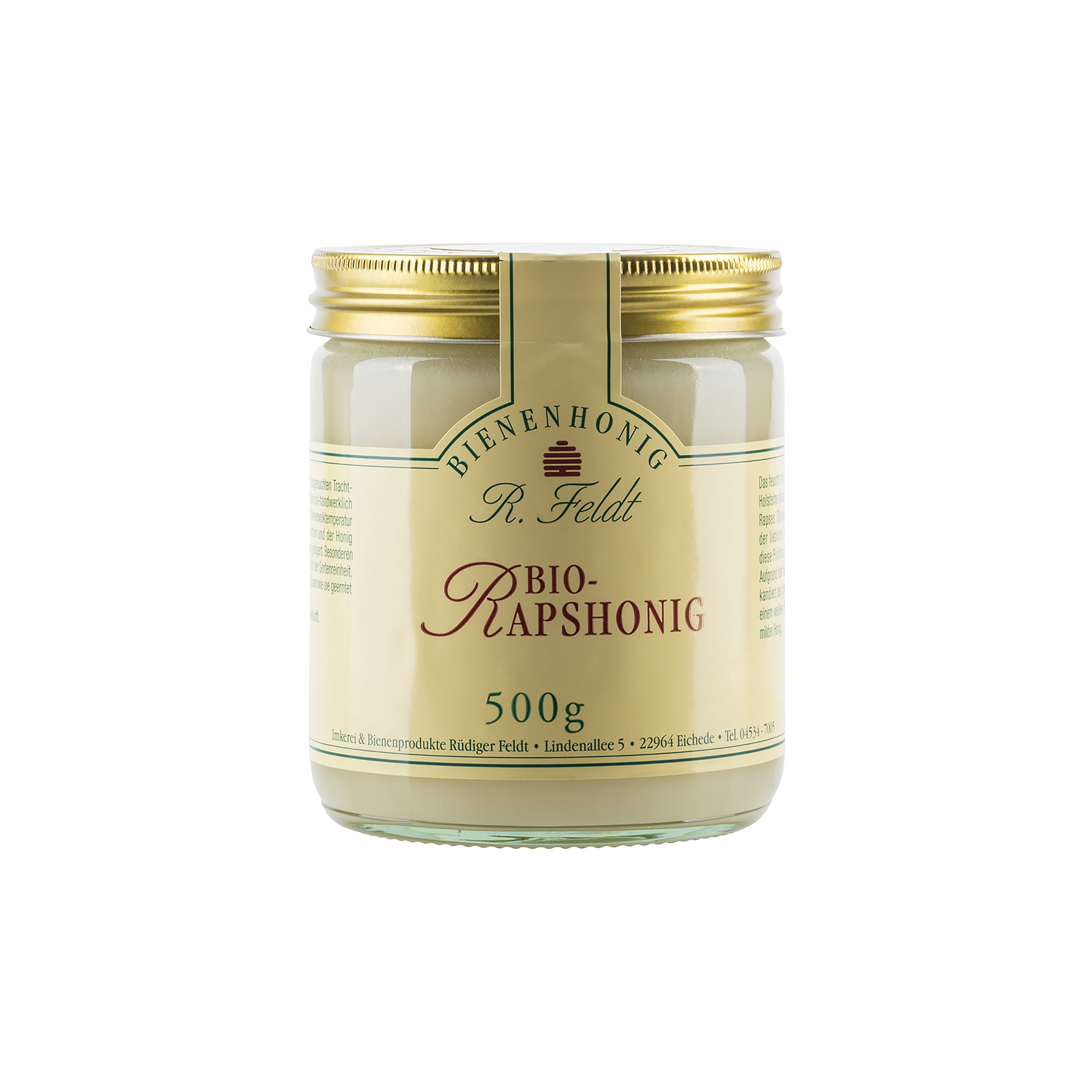 Bio Rapshonig 500 g / DE - ÖKO - 006 Bio Rapshonig 500 g / DE - ÖKO - 006